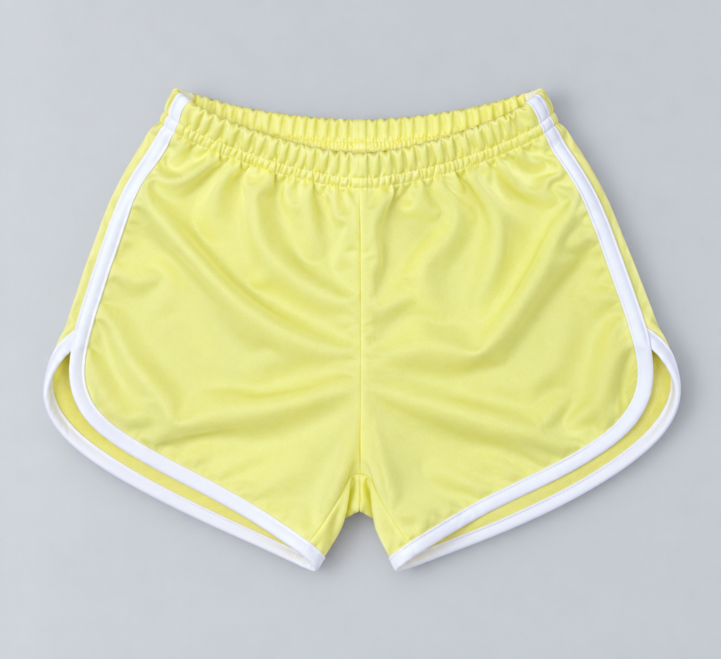 Girls Retro Athletic Dolphin Shorts
