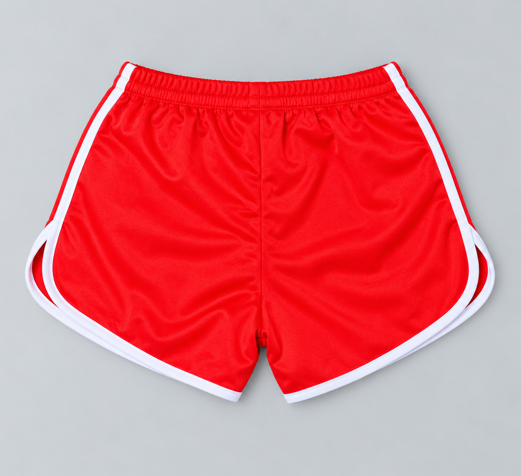 Girls Retro Athletic Dolphin Shorts