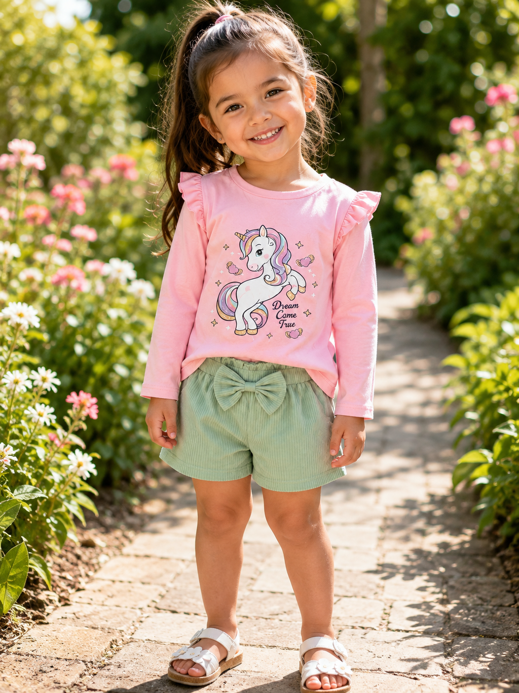 Unicorn Dream 2-Piece Girls’ Outfit Set