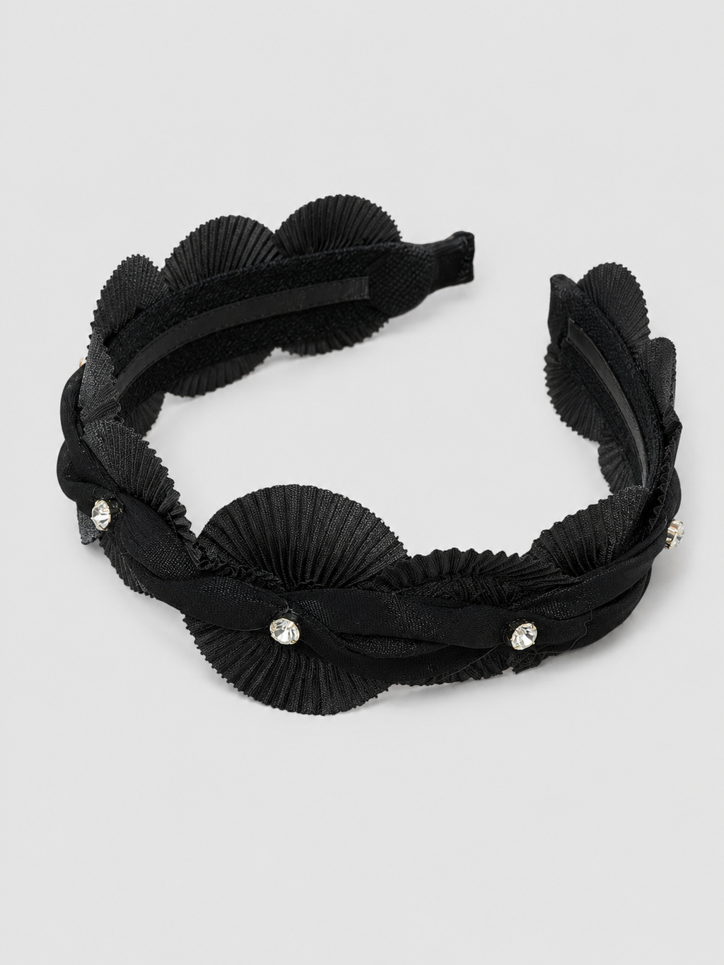Headband: Fabric with decorative embellishments
